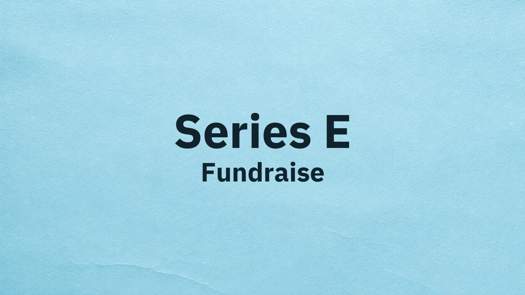 Series E funding image